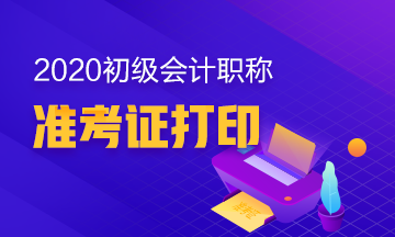 2020年新疆兵团初级会计考试准考证什么时候开始打印？